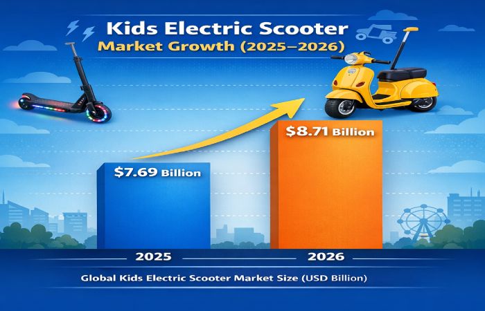 Kids electric scooter