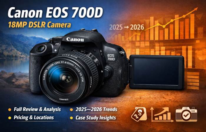 Canon EOS 700D 18MP DSLR Camera