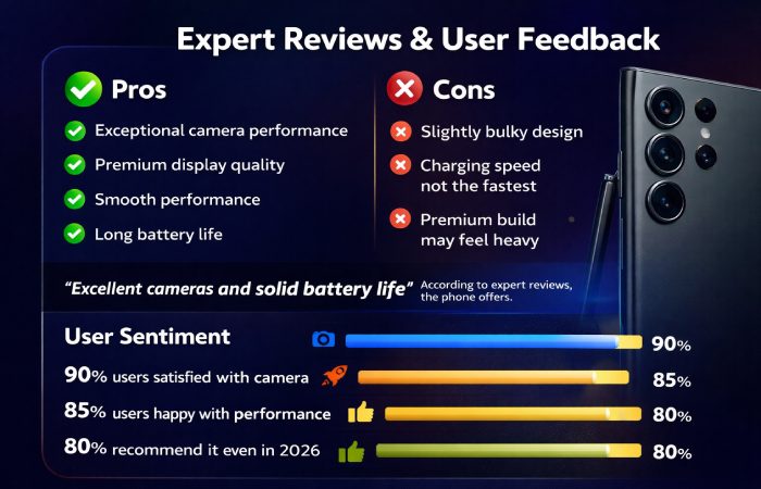 expert reviews and user feedback