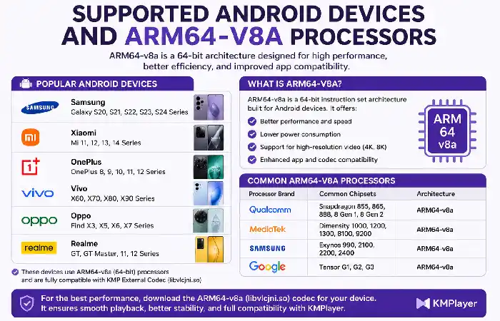 arm64-v8a supported android