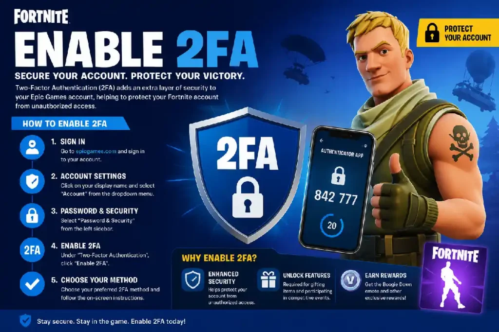 Https://Fortnite.com/2FA Enable (2026): How to Turn On Two-Factor Authentication for Fortnite