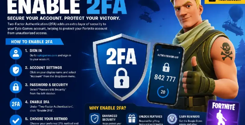 Https://Fortnite.com/2FA Enable (2026): How to Turn On Two-Factor Authentication for Fortnite
