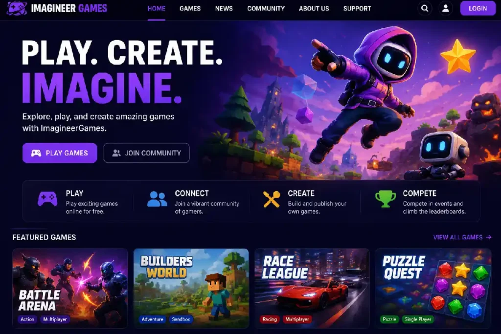 ImagineerGames.com: Features, Games, Community & Online Gaming Guide (2026)