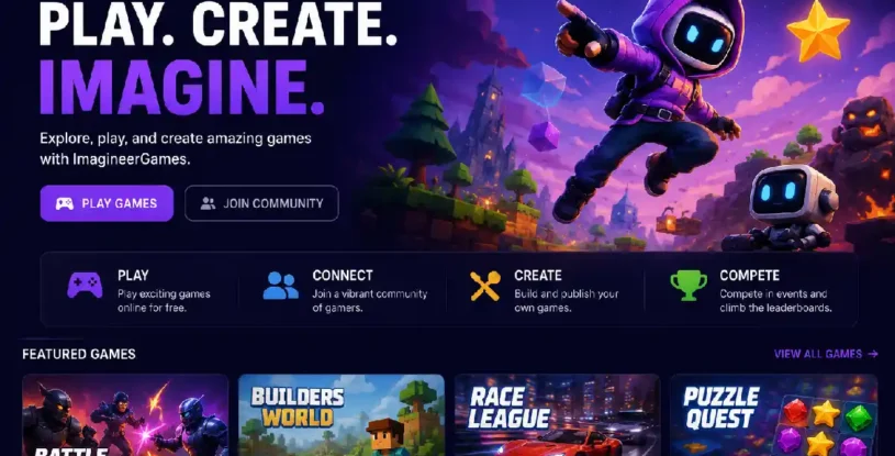 ImagineerGames.com: Features, Games, Community & Online Gaming Guide (2026)