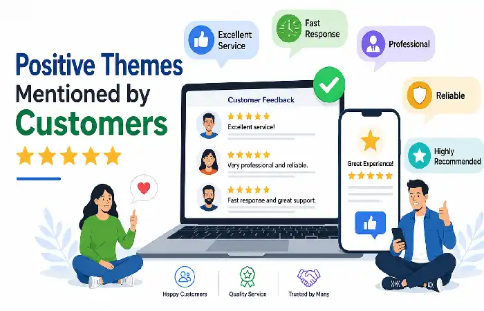 postive thems by customers