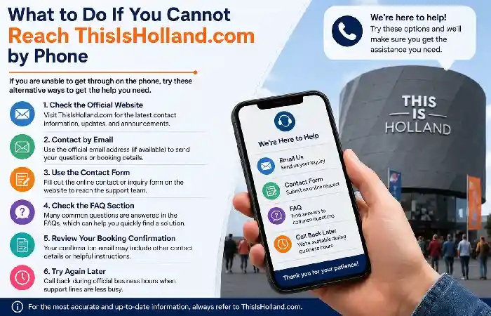 reach thisisholland.com by phone