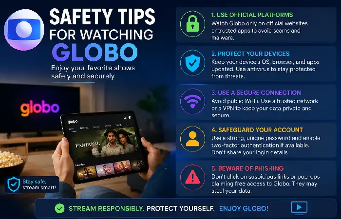 safety tips for watching globo
