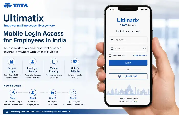 ultimatix mobile login access for employees